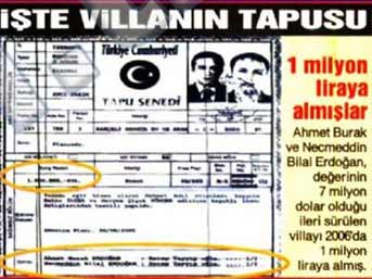 Erdoğan'ın havuzlu villası kendine ait çıktı