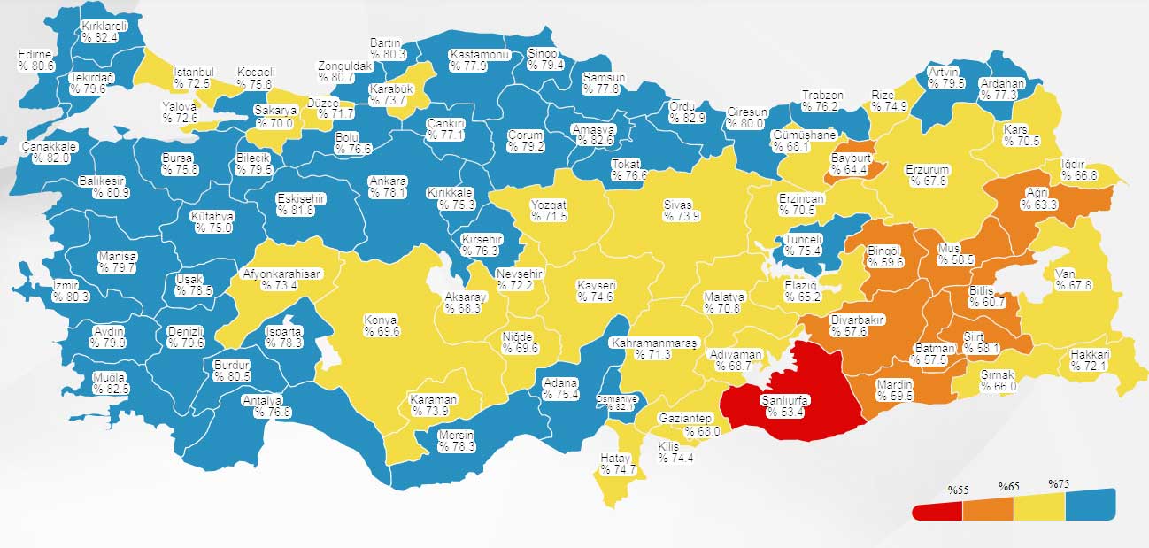 Konya kritik sınırı bir türlü geçip mavi olamadı! Şehir protokolü de aşı çağrısı yapmıyor