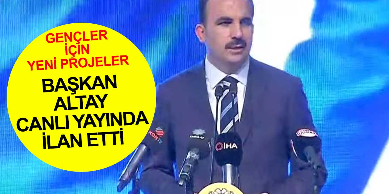 Konya Büyükşehir Belediye Başkanı Uğur İbrahim Altay Genç Kültür Kart tanıtım toplantısında müjdeler verdi