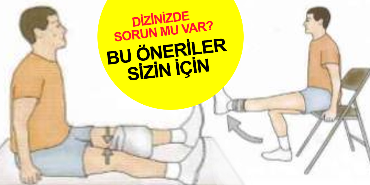 Dizin mi ağrıyor! Merdivende zorlanıyor musun? İşte pratik ve etkili egzersizler