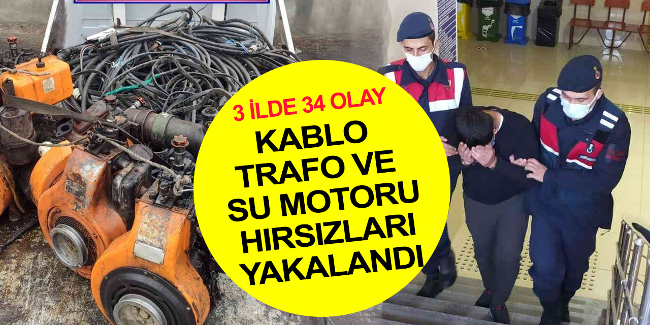 Konya'da 22, 3 kentte 34 faili meçhul olaydan firari 2 hırsız Afyon'da yakalandı