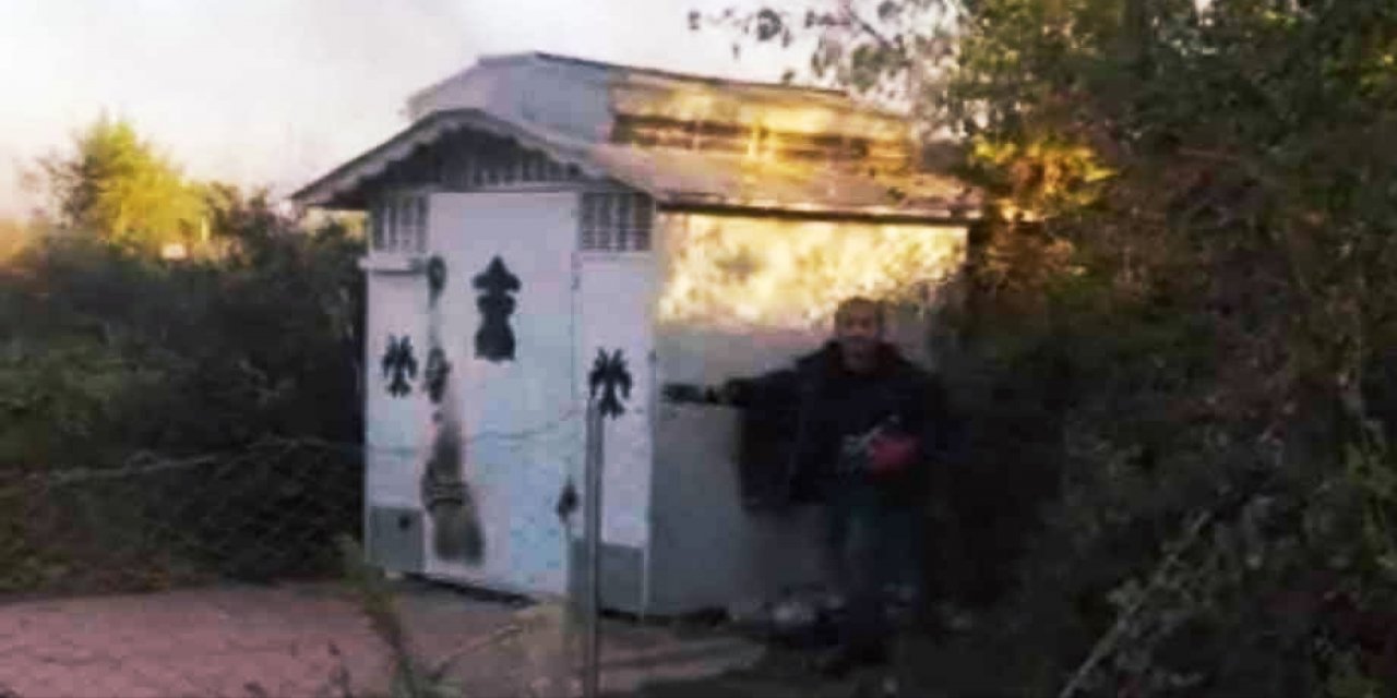 Vicdansız hırsız! Ateşe verdiği 50 cins güvercin telef oldu