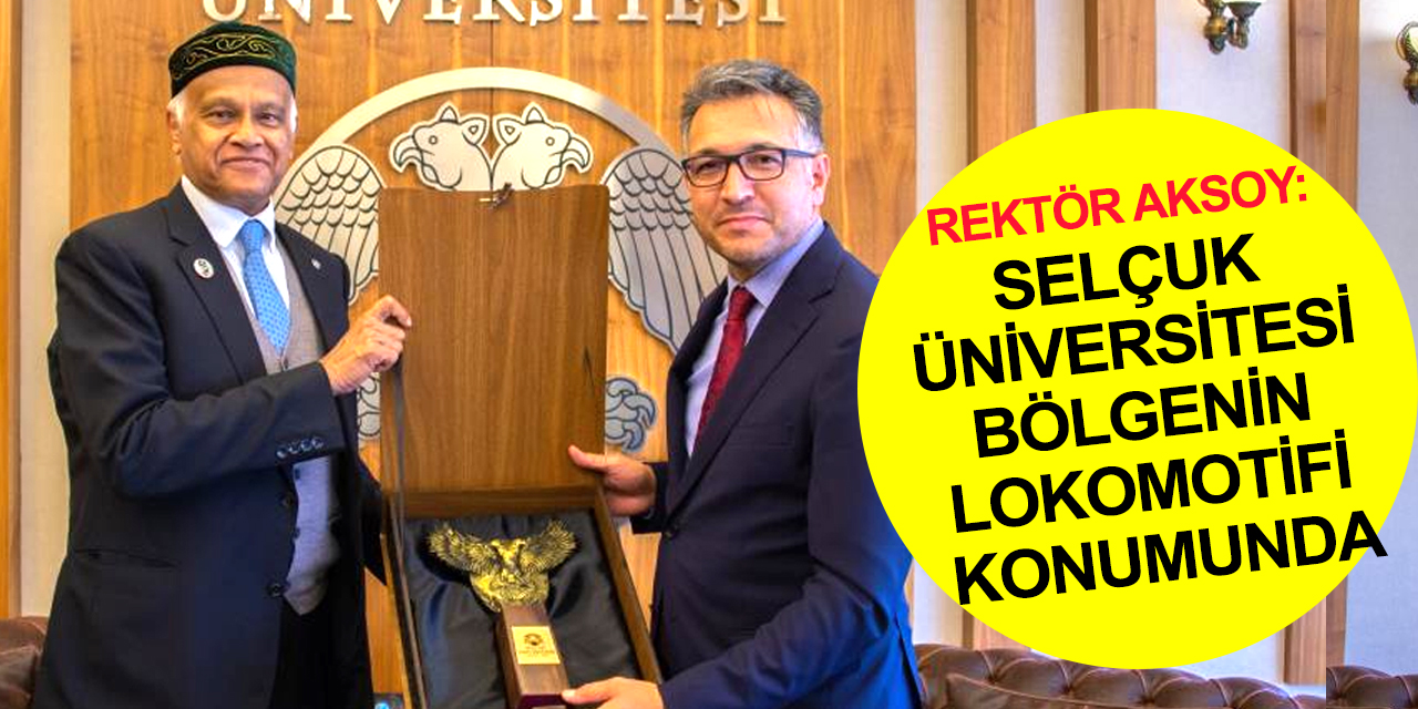 SÜ Rektörü Aksoy Bangladeş Büyükelçisi Mannan'ı kabul etti