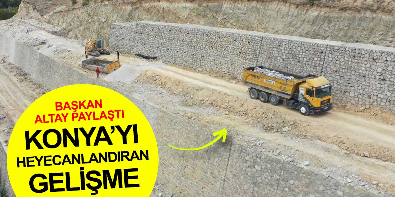 Konya'da heyecanlandıran görüntü! Akyokuş'a ilk kazma vuruldu