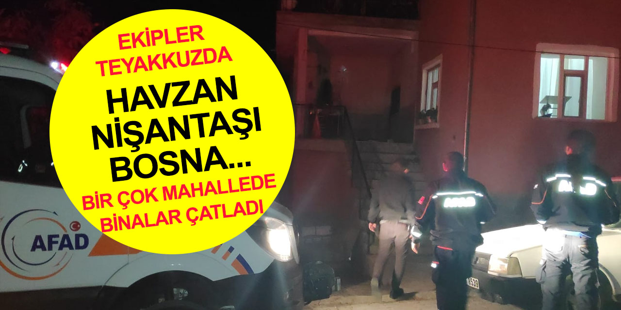Konya'daki depremde kent merkezi dahil bir çok mahallede binalarda çatlaklar oluştu!