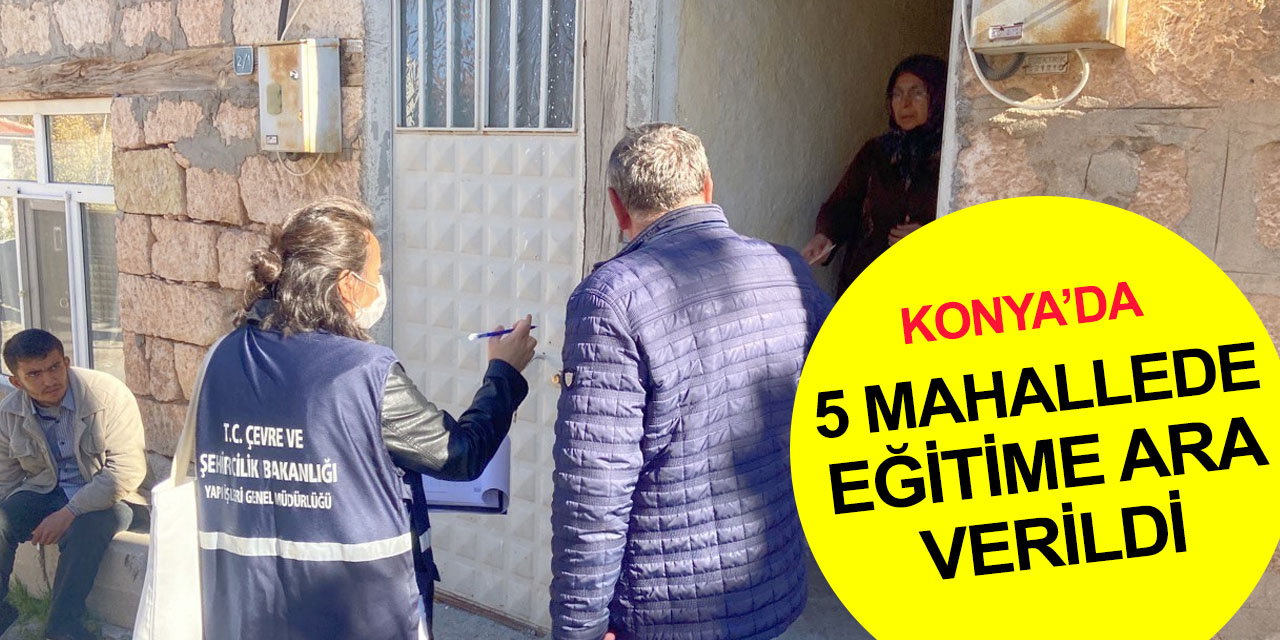 Konya’da depremin ardından ekipler sahada! Hasar tespit çalışmaları sürüyor
