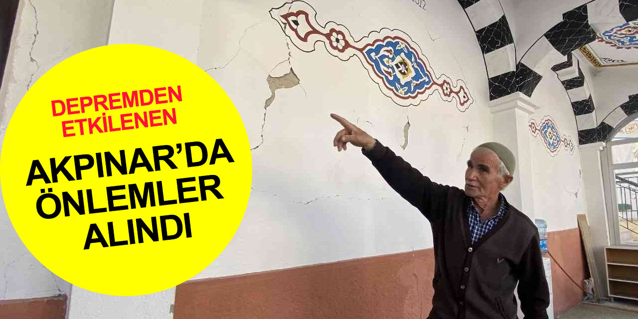 Konya Akpınar’da depremin yaraları sarılıyor