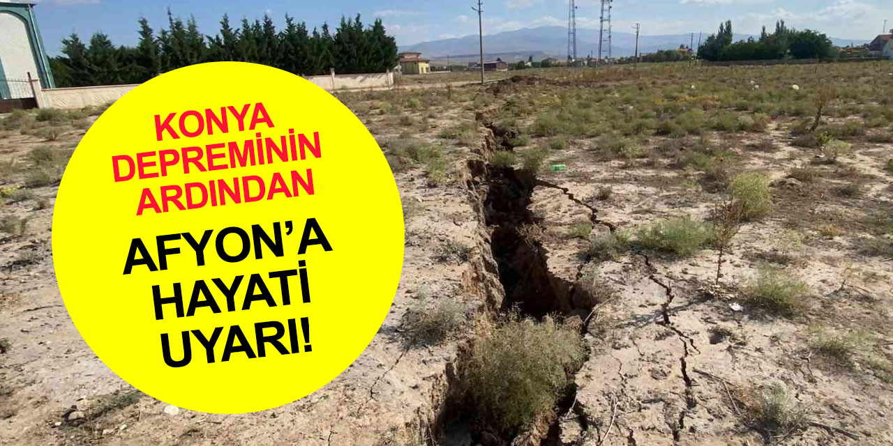 Deprem uzmanı Prof. Özkaymak'tan Konya depreminin ardından Afyon için dikkat çeken uyarı!