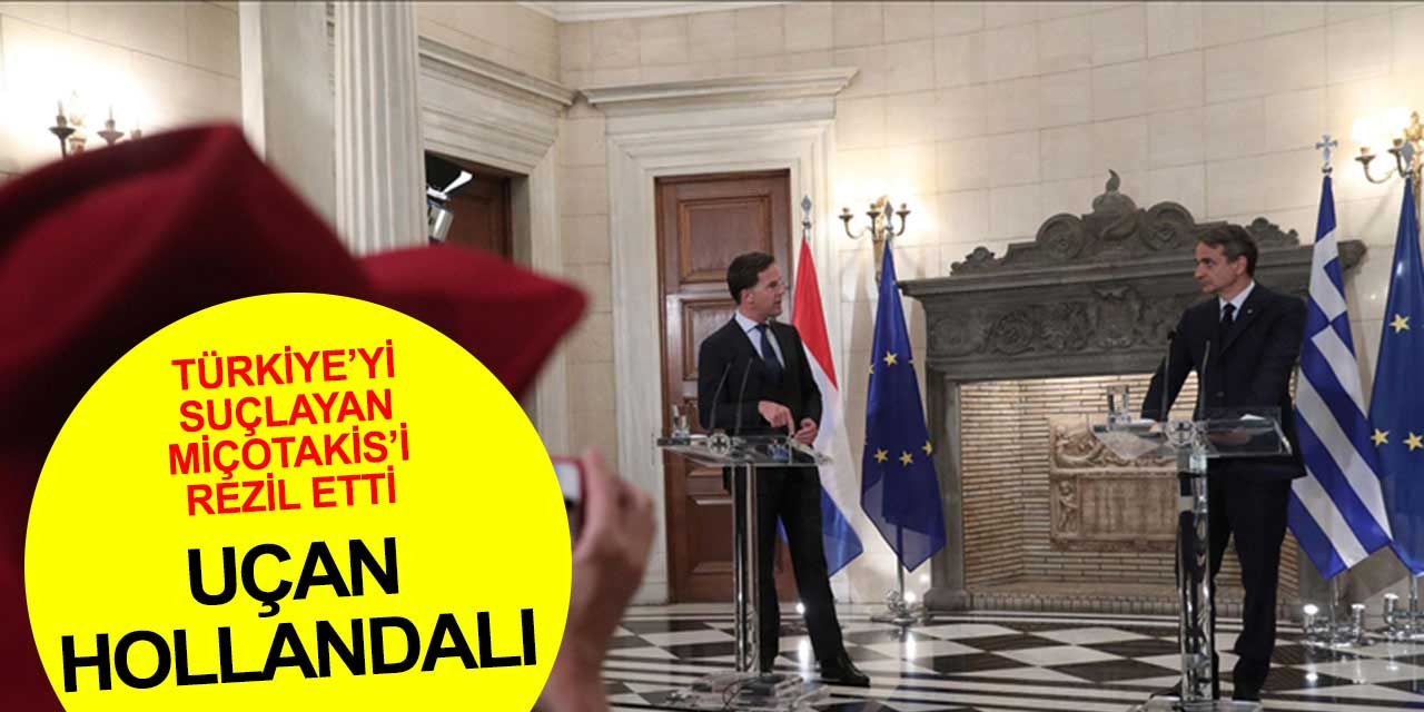 Hollandalı gazeteci Yunan Miçotakis'i rezil etti