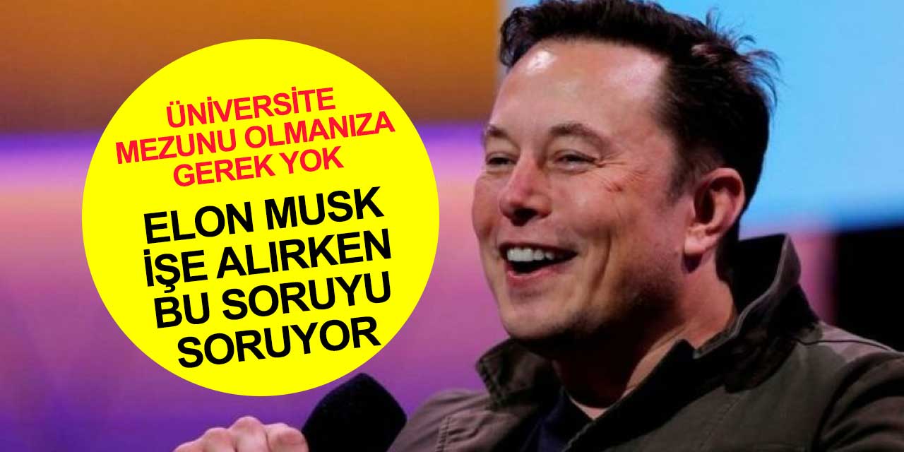 Elon Musk'la çalışmak istiyorsanız bu sorunun cevabını vermeniz gerek