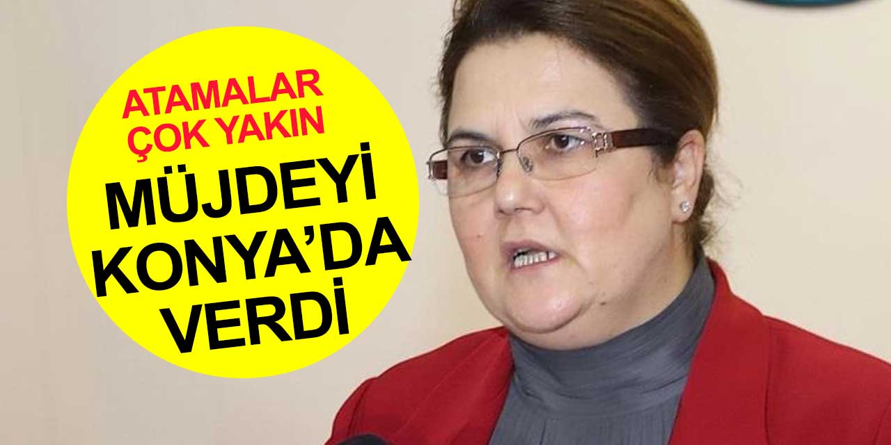 Bakan Yanık Konya'da konuştu: Engelli atamaları 2021 sonunda ya da 2022 başında