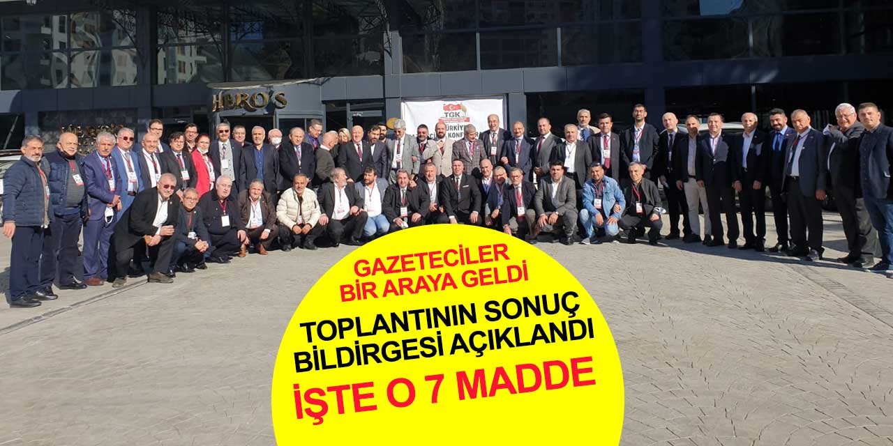 İnternet haber siteleri için yeni önergeler: Gazetecilerin toplantısının sonuç bildirgesi açıklandı