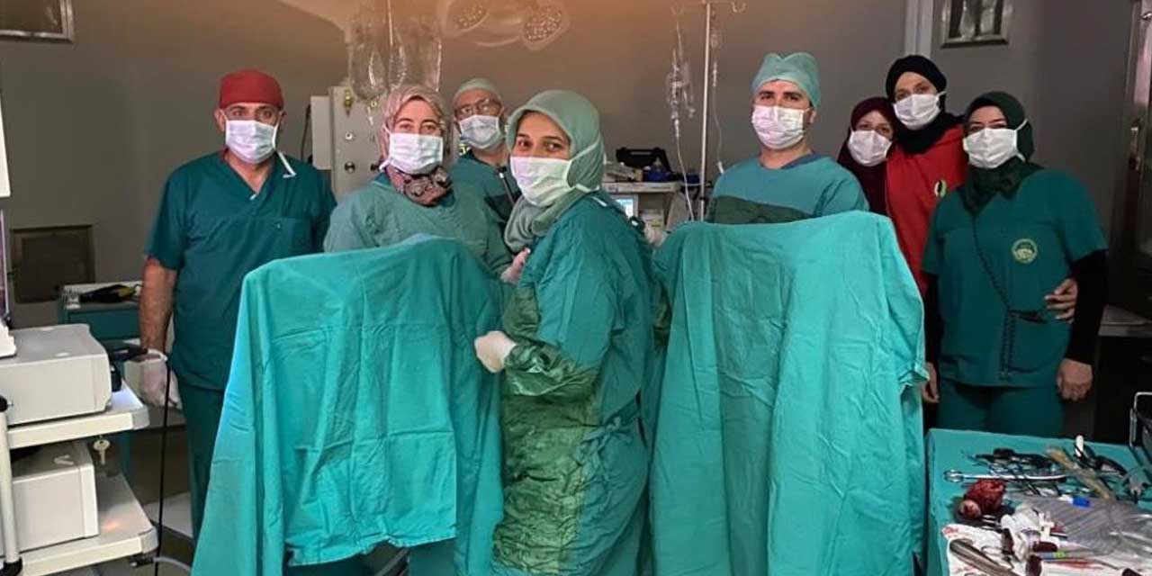 Konya Beyşehir'de ilk kapalı rahim ameliyatı