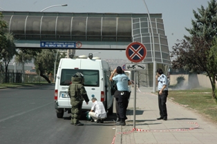 Erdoğan'ın güzergahında bomba paniği