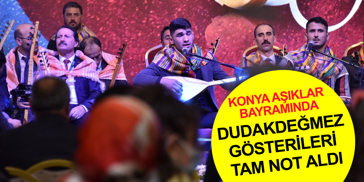 'Milli Teknoloji' temalı 55'inci Konya Aşıklar Bayramı sona erdi