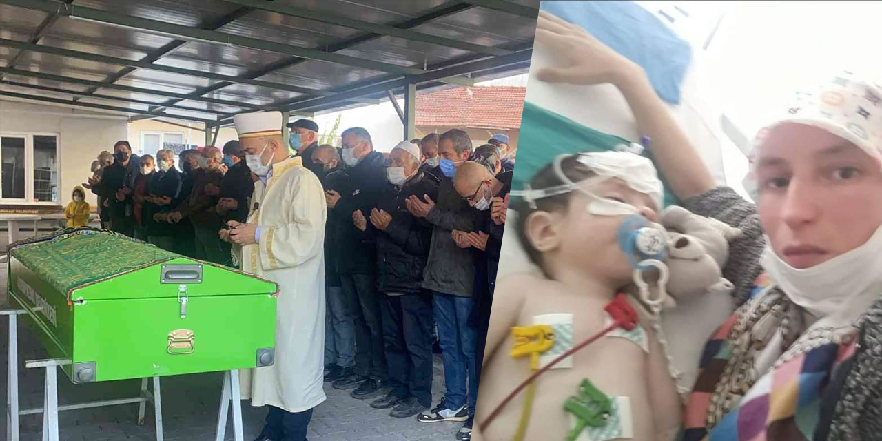SMA hastası evladının acısına dayanamayan Emine Kiraz defnedildi