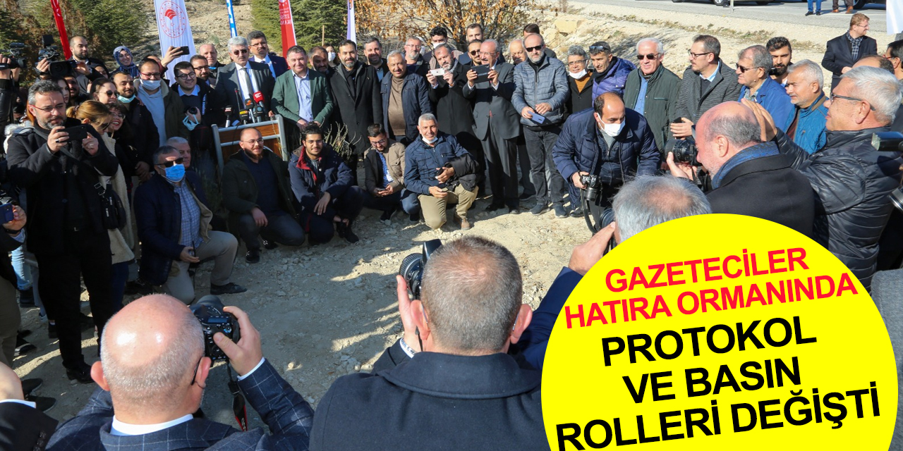 Konya Gazeteciler Hatıra Ormanı’nda 5 bin fidan toprakla buluştu!