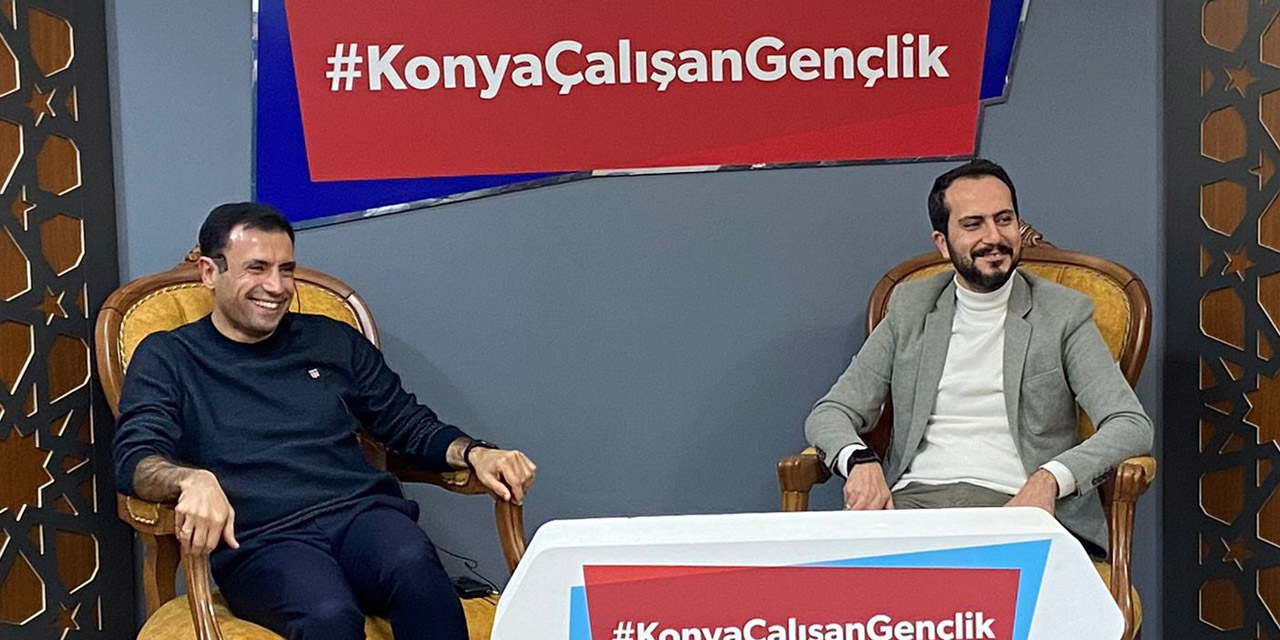 Konya Çalışan Gençlik Meclisi Konyaspor Kulüp Başkanı Fatih Özgökçen'le buluştu