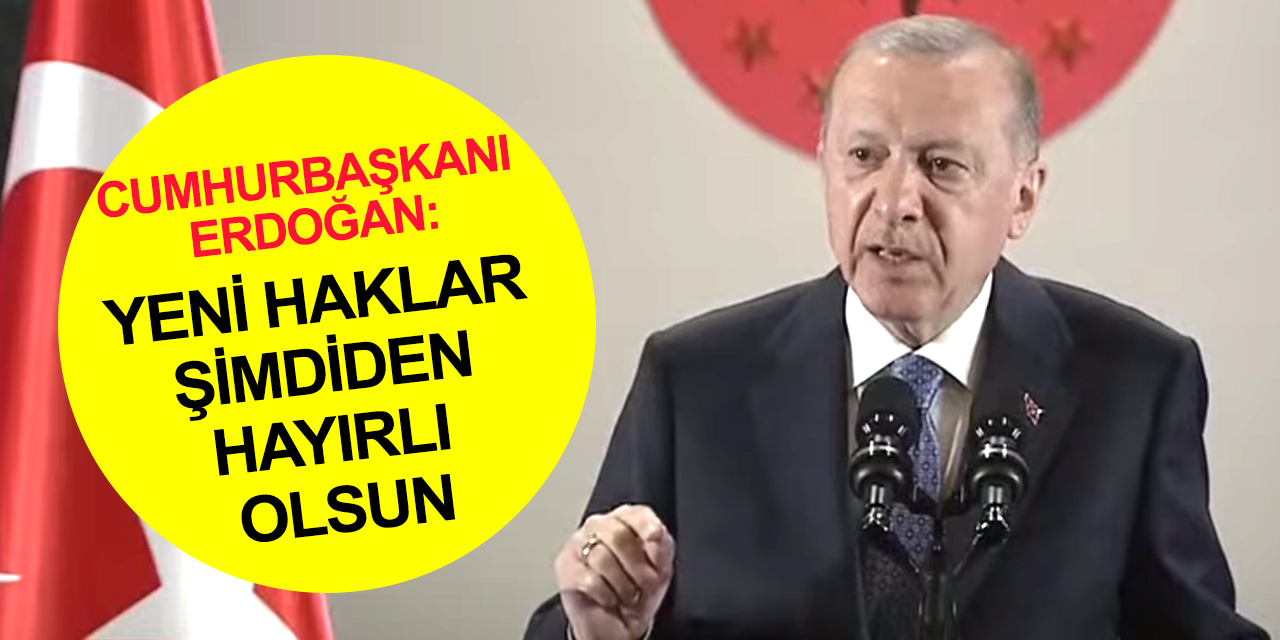 Cumhurbaşkanı Erdoğan'dan 'Öğretmenlik Meslek Kanunu' açıklaması