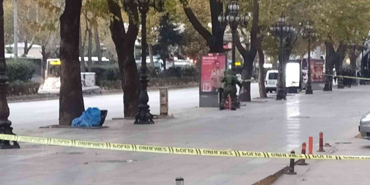 Ankara'da unutulan valiz bomba paniğine neden oldu