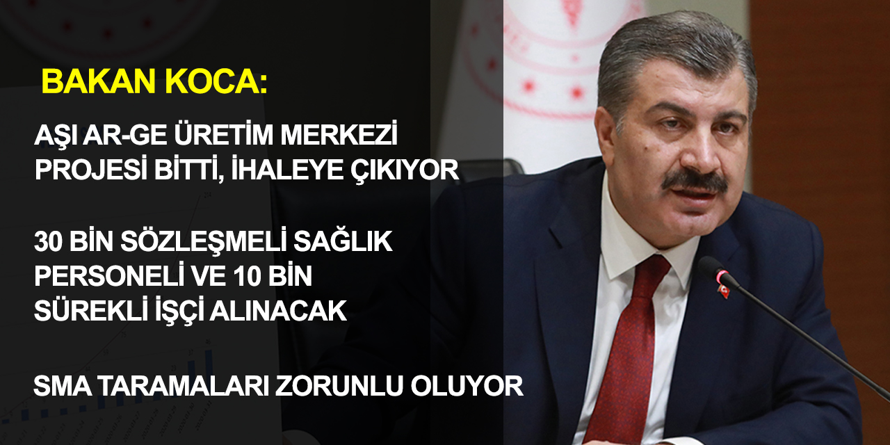 Son dakika! Sağlık Bakanı Koca'dan önemli açıklamalar!