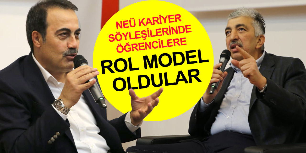 KTO Başkanı Öztürk ve KTB Başkanı Çevik NEÜ 'Kariyer ve Liderlik Söyleşileri’nde tecrübelerini anlattı