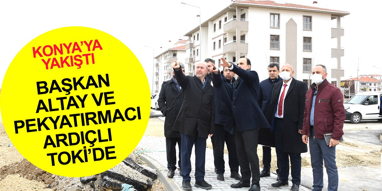 Konya Ardıçlı TOKİ’de sona doğru! Her yönüyle birinci sınıf
