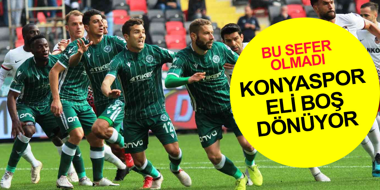 Konyaspor eli boş dönüyor! Gol düellosu hoş bitmedi