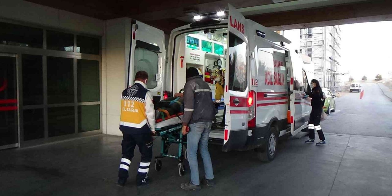 Karaman Biyokütle Enerji Santrali inşaatında kaza! 1 işçi yaralandı