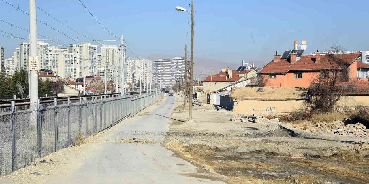 Konya'da alternatif cadde çalışmaları devam ediyor