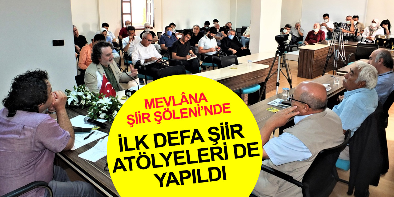 Karatay Belediyesi ve TYB Konya'dan 'Mevlânâ Şiir Atölyeleri Ve 11. Şiir Şöleni' kitabı