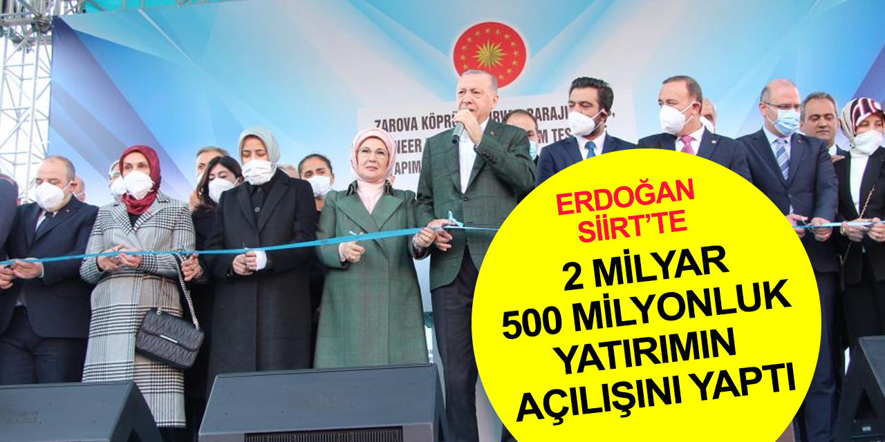 Cumhurbaşkanı Erdoğan: Artık terörist saldırılarını değil, üretimi istihdamı konuşacağız
