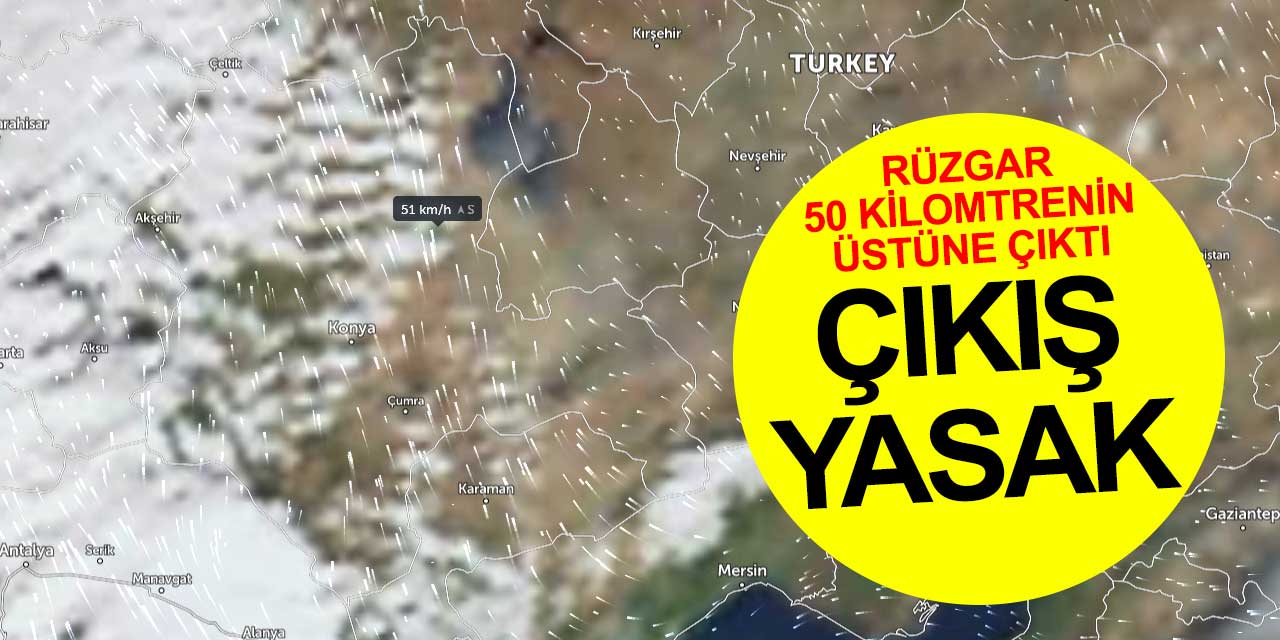 Konya'dan çıkışlar yine yasaklandı: Konya-Ankara Yolu'nda ulaşım durdu fırtına dindi yol açıldı