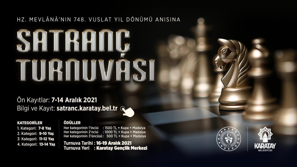 Konya'da başvurular başladı: Satranç ustaları bu turnuvada buluşuyor