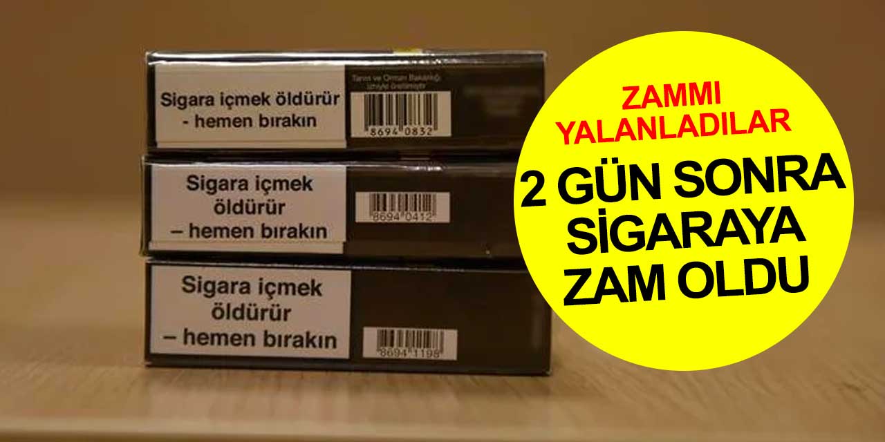 Sigaraya zam yapıldı: Yeni fiyatlar