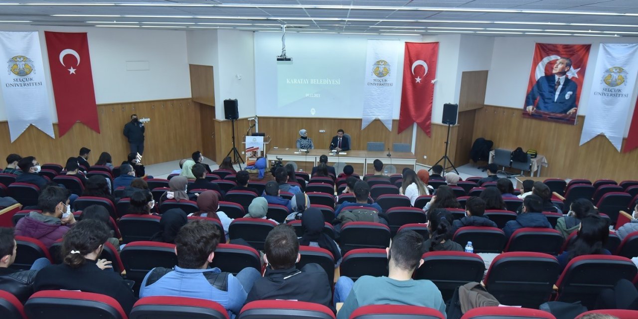 Başkan Kılca, Selçuk Üniversitesi'nde belediyenin tarımsal üretim ve destekleme projelerini anlattı