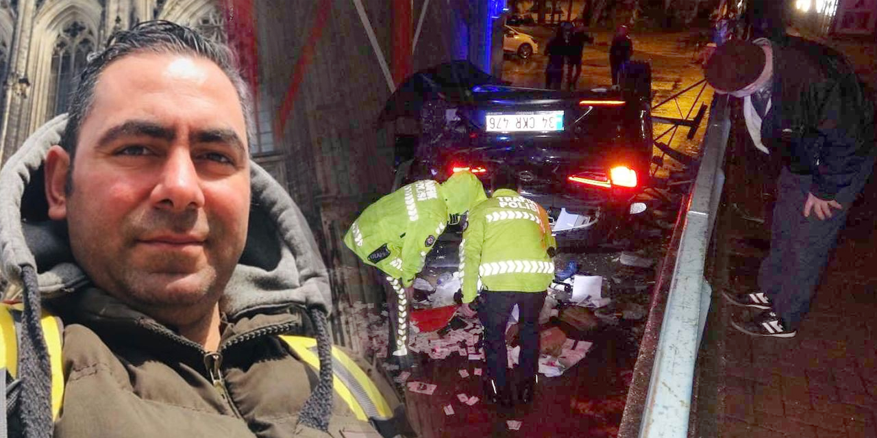 Otomobil takla atarak yan yolu uçtu! 1 ölü 1 yaralı