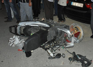 Seydişehir'de motosiklet kazası