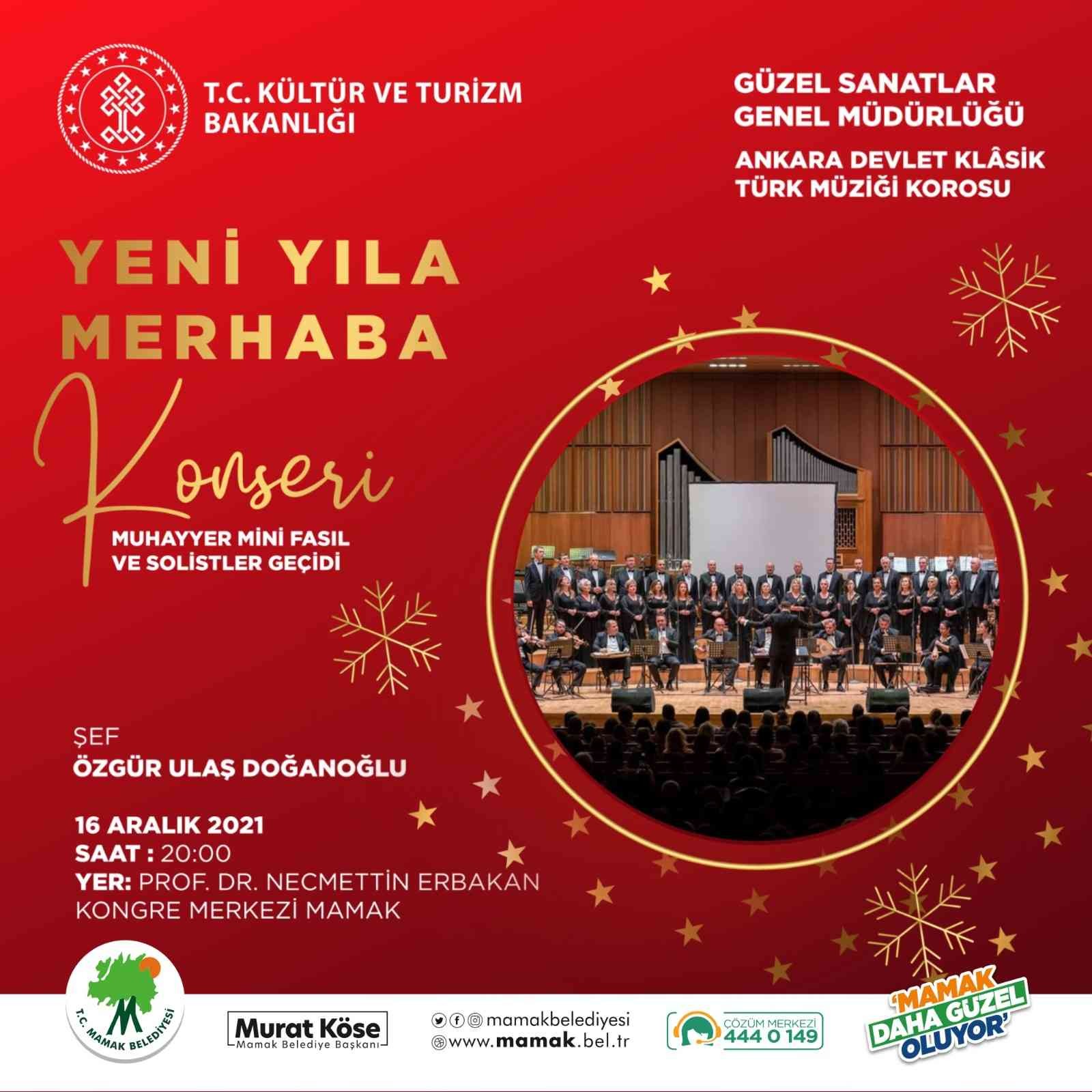 Ankara'da yılbaşı konseri