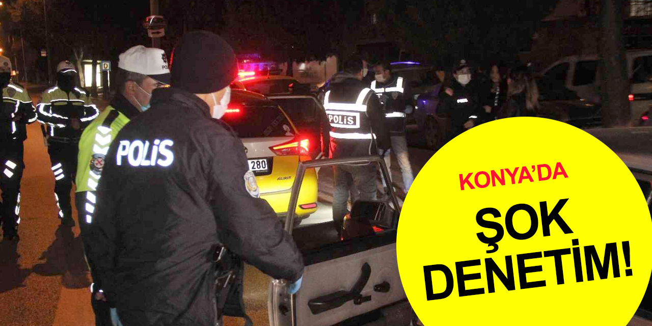Konya polisi şok etti! Tek tek durduruyorlar