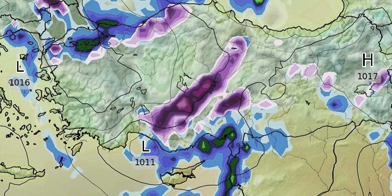 Konya'ya kar ne zaman yağacak? Tahminler Meteoroloji'nin sitesinde yayınlandı