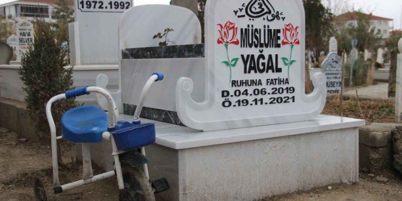 Minik Müslüme'ye beşikten mezar
