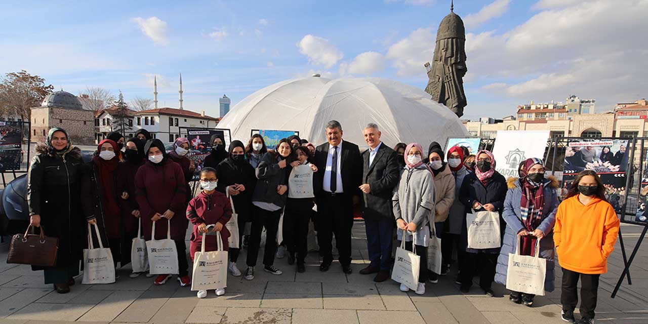 Karatay Medresesi’nde düzenlenen dijital sergiyi 7 bin sanatsever ziyaret etti