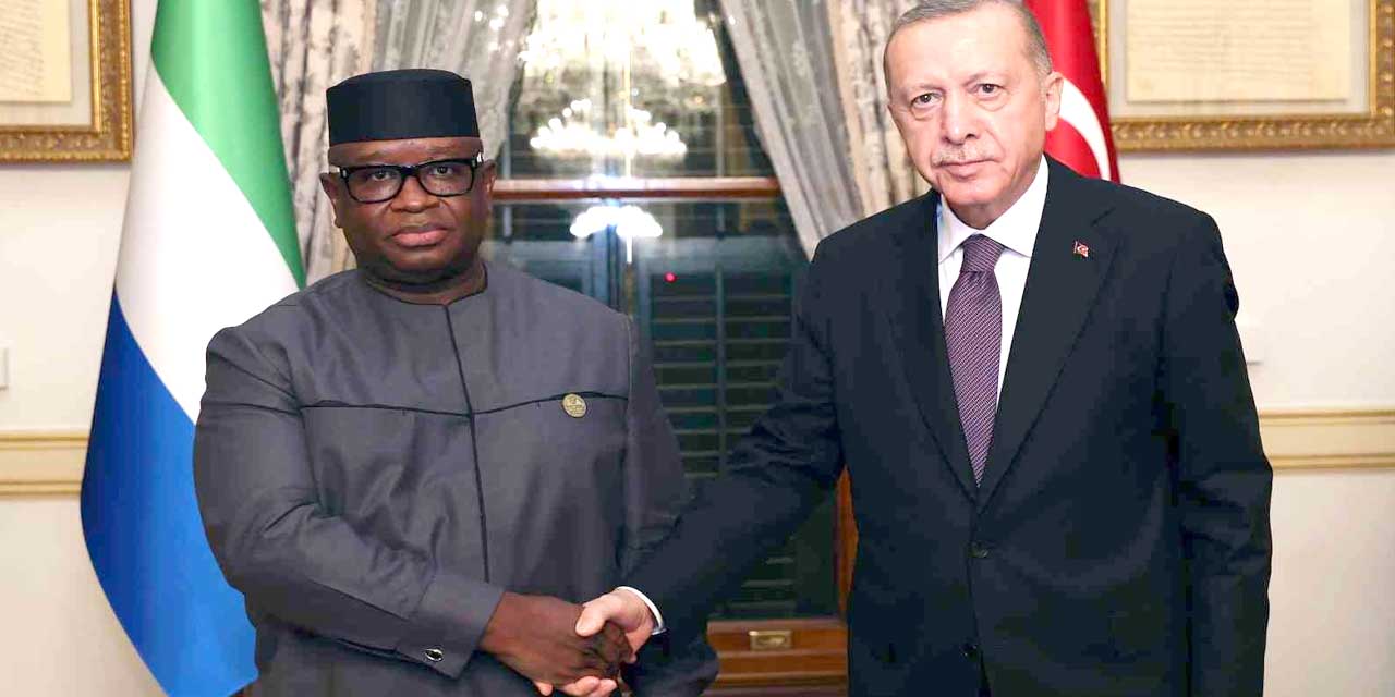 Erdoğan Sierra Leone Cumhurbaşkanı Bio ile görüştü