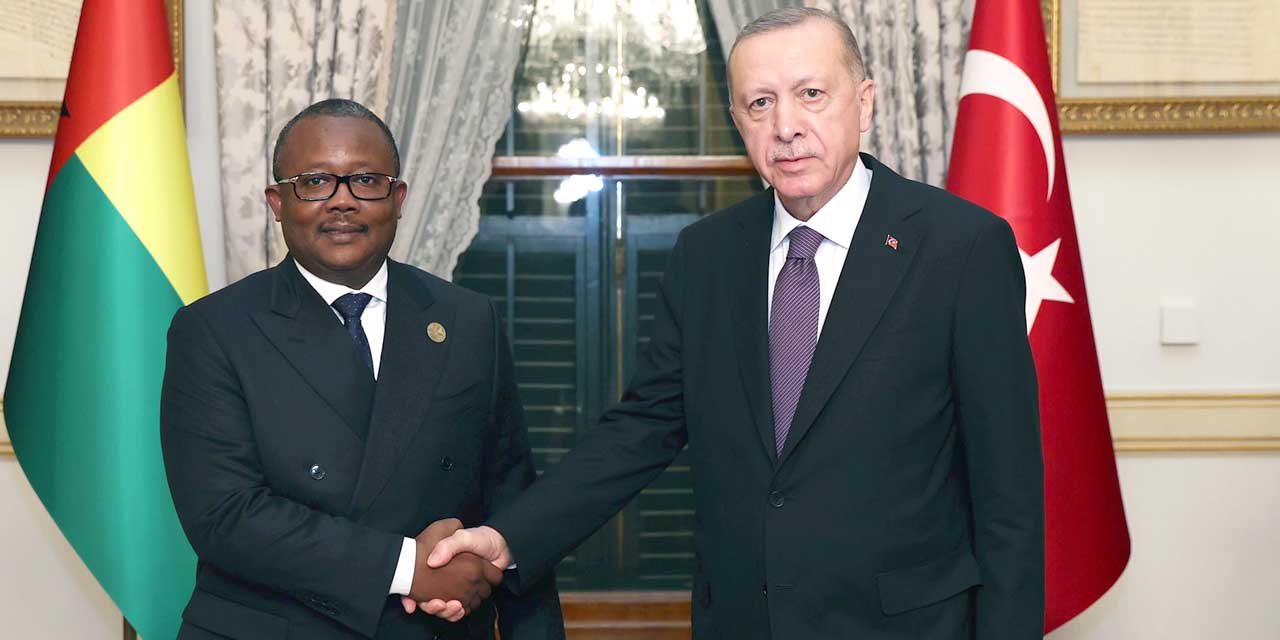 Cumhurbaşkanı Erdoğan, Gine Bissau Cumhurbaşkanı Umaro Sissocoi ile görüştü