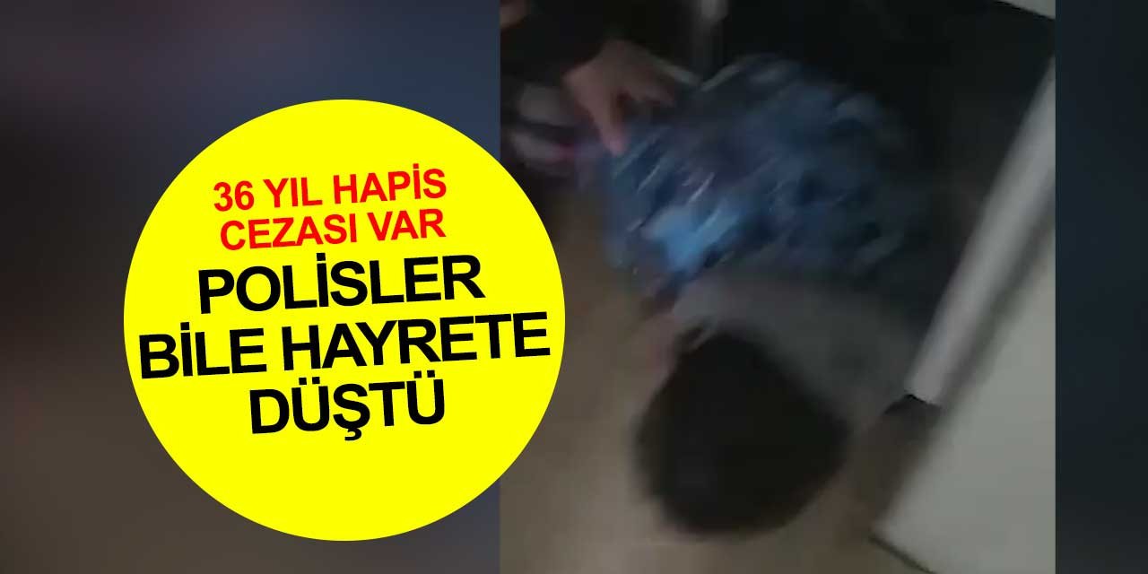 Konya'da 27 suç kaydı ve 36 yıl kesinleşmiş hapis cezası bulunan şahıs evde saklandığı özel bölmede yakalandı