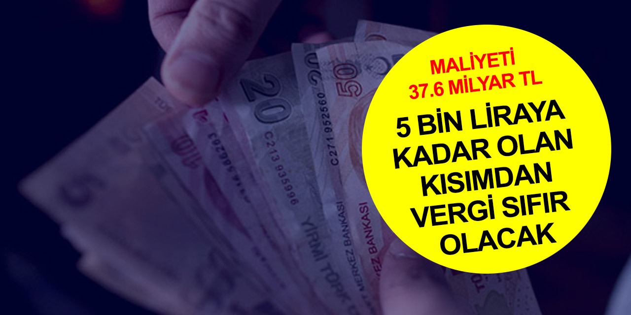 Çalışanlara vergi muafiyeti!