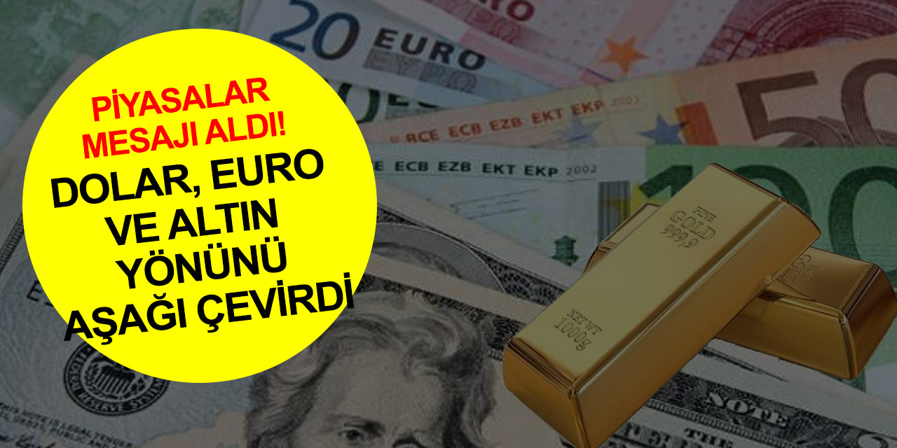 Cumhurbaşkanı Erdoğan konuşurken başladı! Altın, Dolar ve Euro hızla düşüyor
