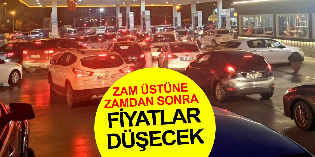 Akaryakıt zamları geri alınıyor