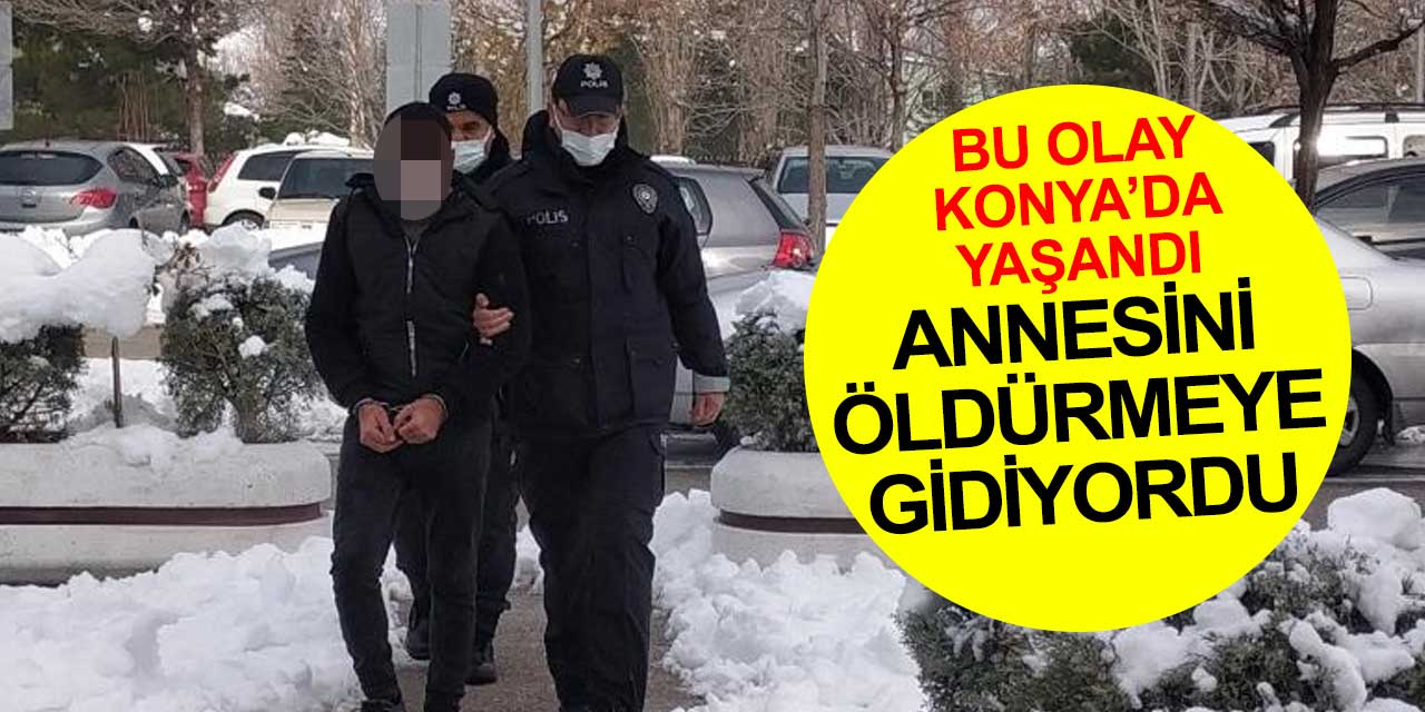 Annesini öldürmeye giderken yakalanan şahıs adliyede hesap veriyor